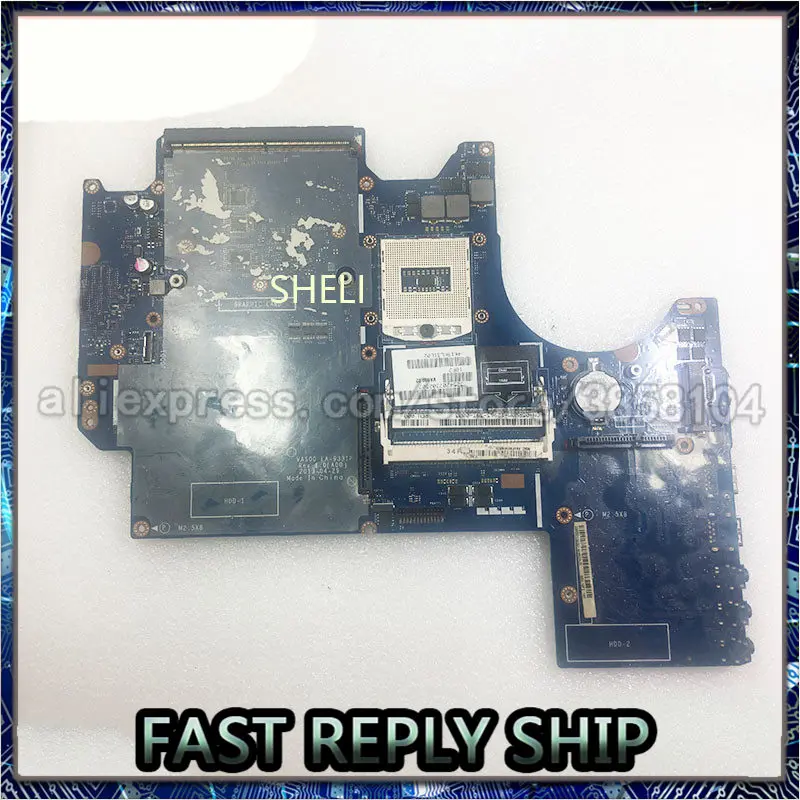 Материнская плата SHELI для ноутбука и ПК DELL Alienware M17X R5 R6 CN-041W46 041W46 CN-05RW0M 05RW0M VAS00 LA-9331P