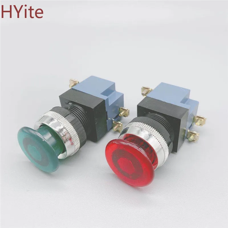 Выключатель кнопочный в виде гриба ВКЛ ВЫКЛ 3800 Электрический промышленный