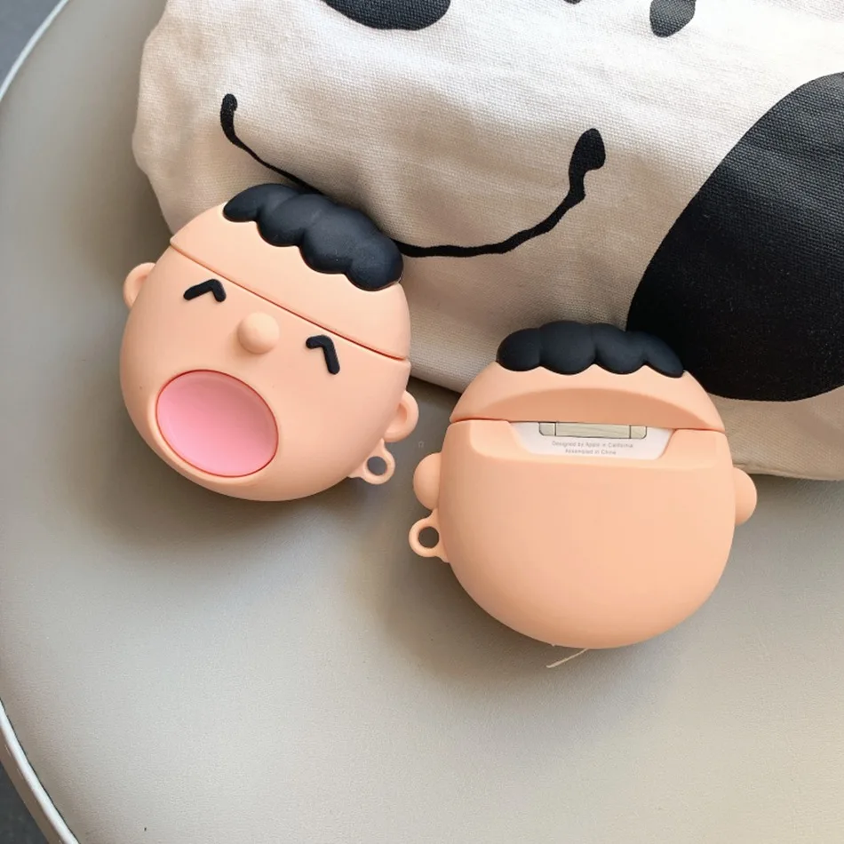 Для AirPods 2 Чехол, силиконовый, милый, 3D, вишневый, мороженое, чехол для наушников, для Airpods, крышка для наушников, кольцо для ключей, ремешок для Air pods