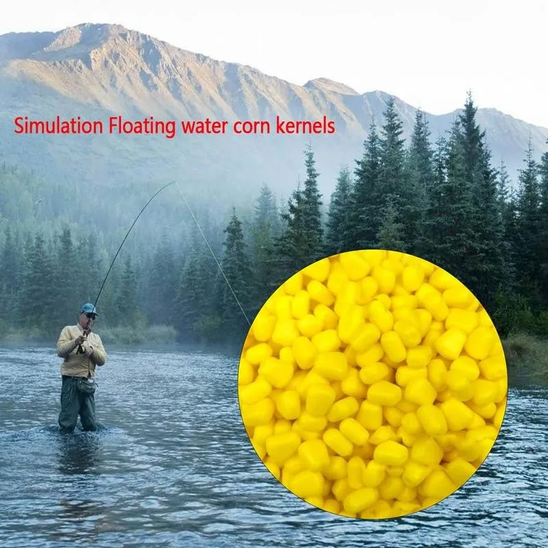 

100pcs Artificial Bait Soft Lure Corn Carp Fishing Smell Outdoor Baits Of Quality Lures the Baits Corn High With