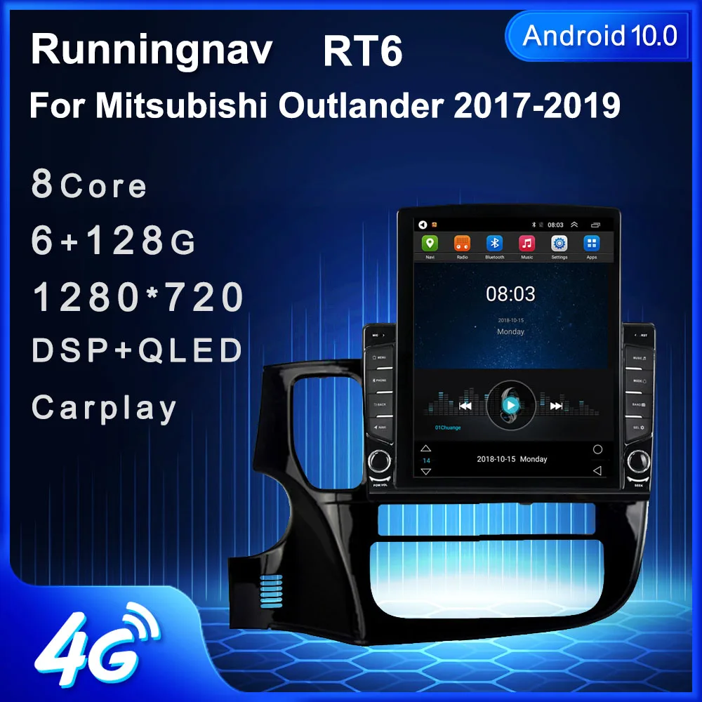9 7 &quotAndroid 10 1 для Mitsubishi Outlander 2017 2018 2019 автомобильное радио мультимедийный