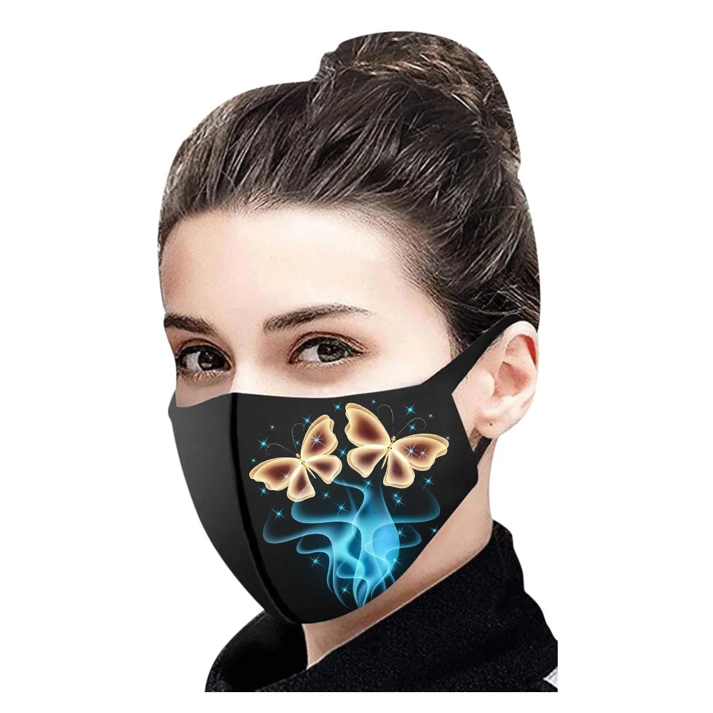 

5pc Adult Outdoor Cycling face gaiter Washable Reusable Hiking Scarves Bandana Flowers Outdoor Face Nose Cover gaiter