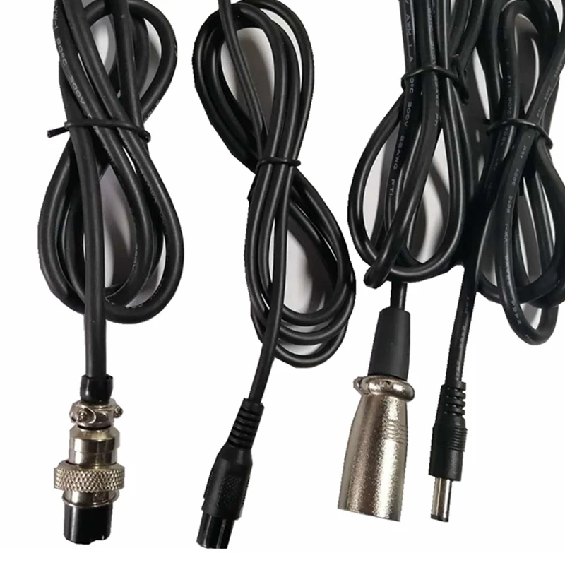 Гнездовой Разъем GX16 / DC / RCA / PIN / XLR с 3 отверстиями, гнездо для зарядного устройства для электровелосипеда «сделай сам», Аккумулятор для велосипеда