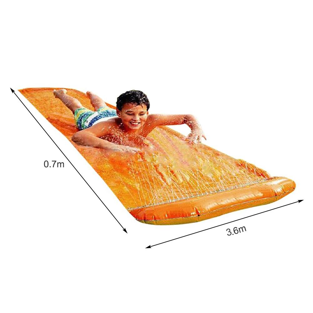 

PVC Fun Lawn Water Slides Pools Outdoor Lawn Sprinkler Mat Surf Water Slide Summer Water Game Toy For Children