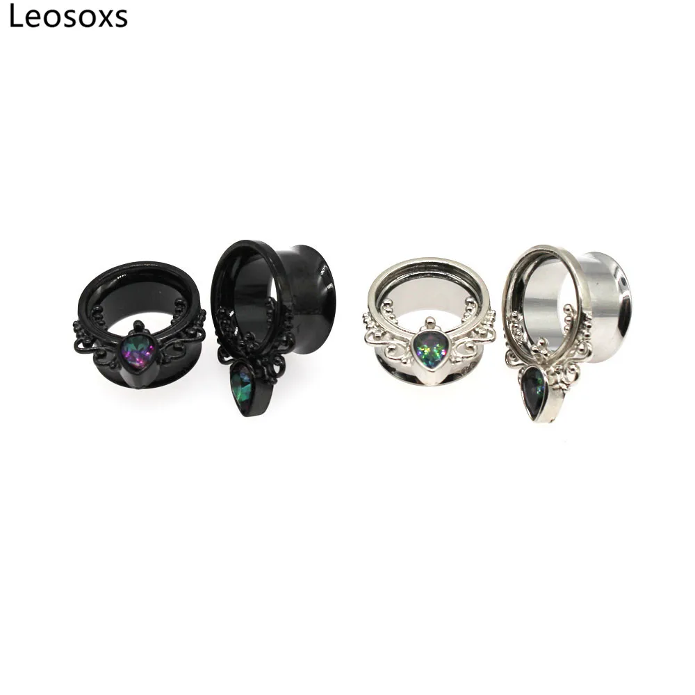 Серьги-туннели Leosoxs из нержавеющей стали растягивающие расширители для пирсинга