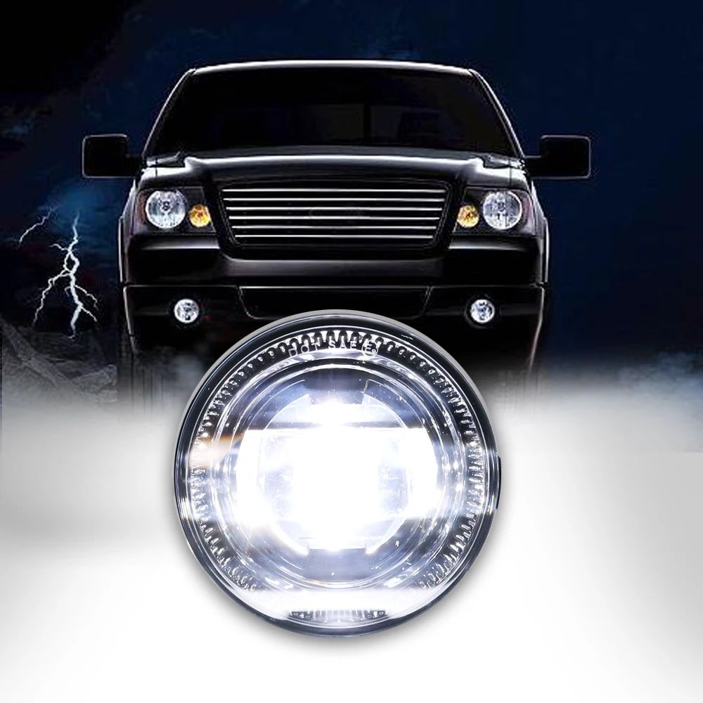 30 Вт круглый светодиодный противотуманный фонарь для Ford F150 Morimoto 2009-2014 2400 люменов -