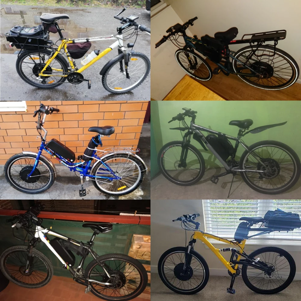 

SOMEDAY Electric Bicycle Conversion Kit 48V1000W/1500W Rear Cassette 20/24/26/27.5/28/29 Inch 700C Rim Hub Motor Wheel for Ebike