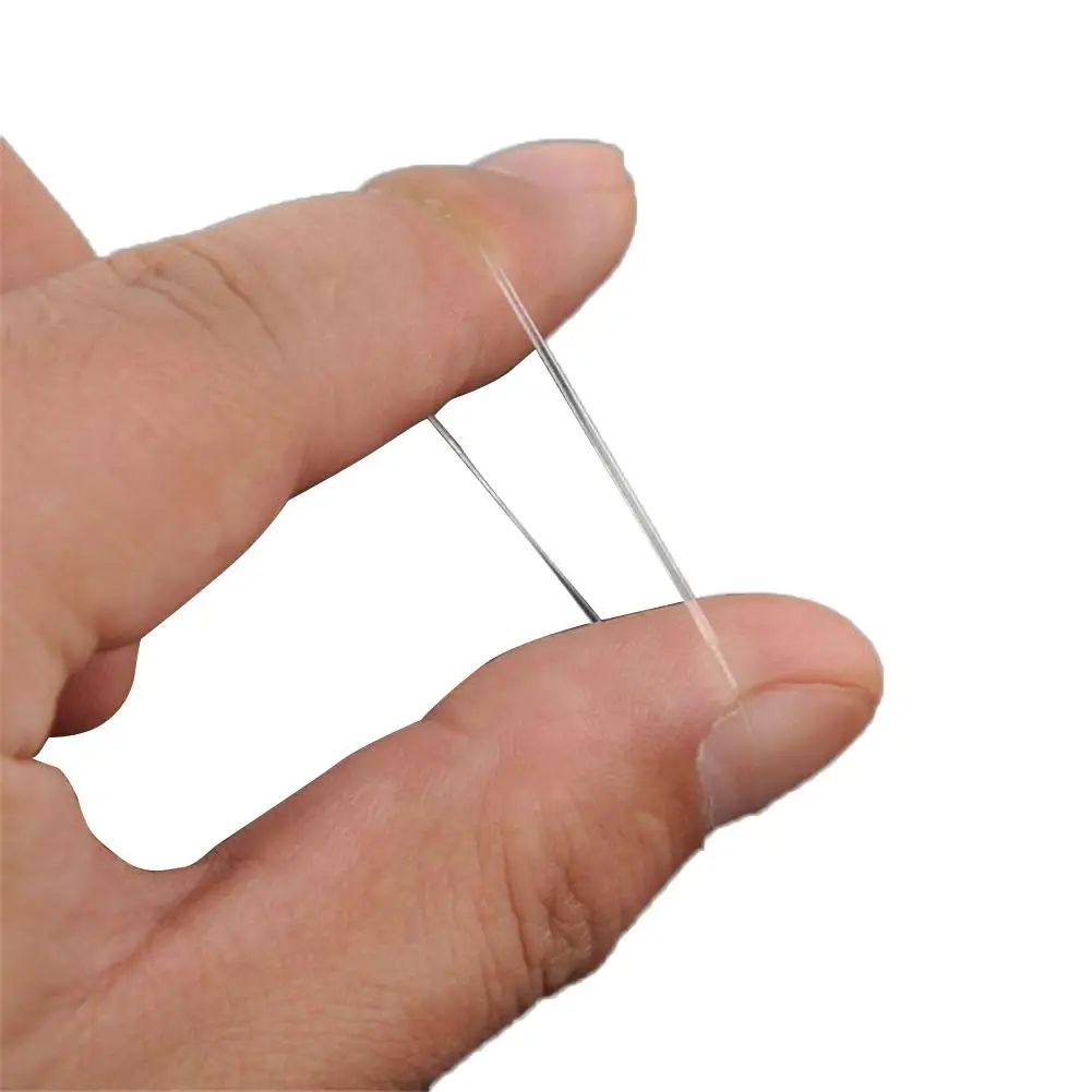 500PcDisposable прозрачные резинкой Резинка для волос обтянутая тканью кольцо связать