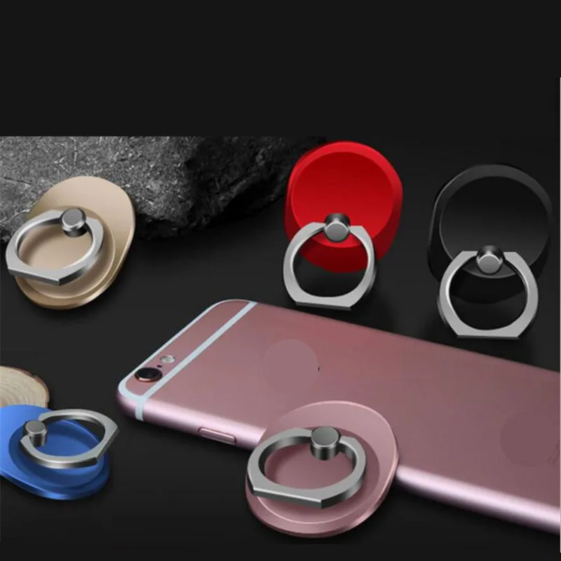

50pcs/lot Oval Finger Ring Smartphone Stand Holder Mobile Phone Holder Stand For iPhone iPad Huawei All Smart Phone