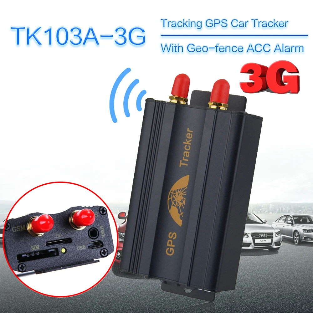 Gps 103A 3g автомобильный трекер WCDMA gps система слежения локатор автомобиль