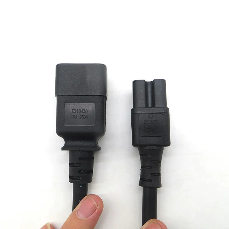 Кабель-удлинитель длиной 1 м (штырь-гнездо) от 14AWG IEC 320 C20 до C15 PDU 3G2.08 прочная медная