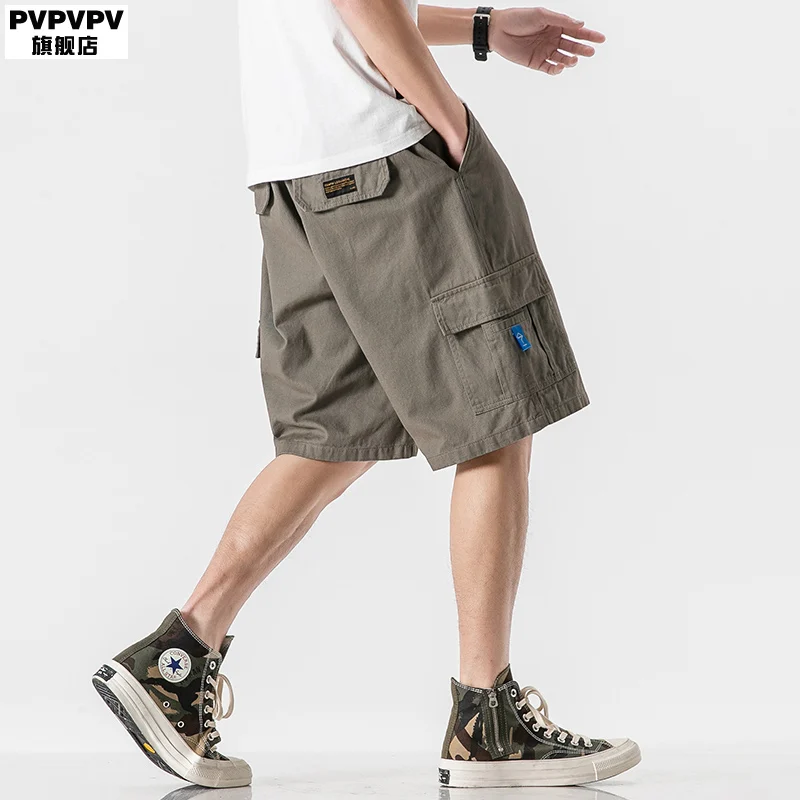 

Летние повседневные шорты, свободные, модные, размера плюс, мужские, повседневные, Harajuku, спортивные шорты, коричневые пантолоны, bg, повседнев...