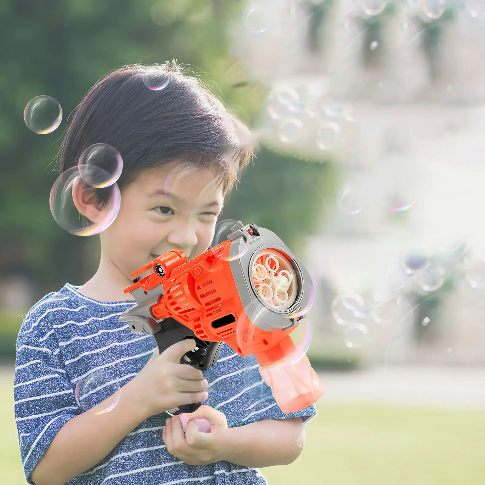 

Electric Bubble Machine Kids Outdoor Toys Kids Automatic Bubble Gun Toys Summer Soap Water Bubble Machine For Children Gift Toys