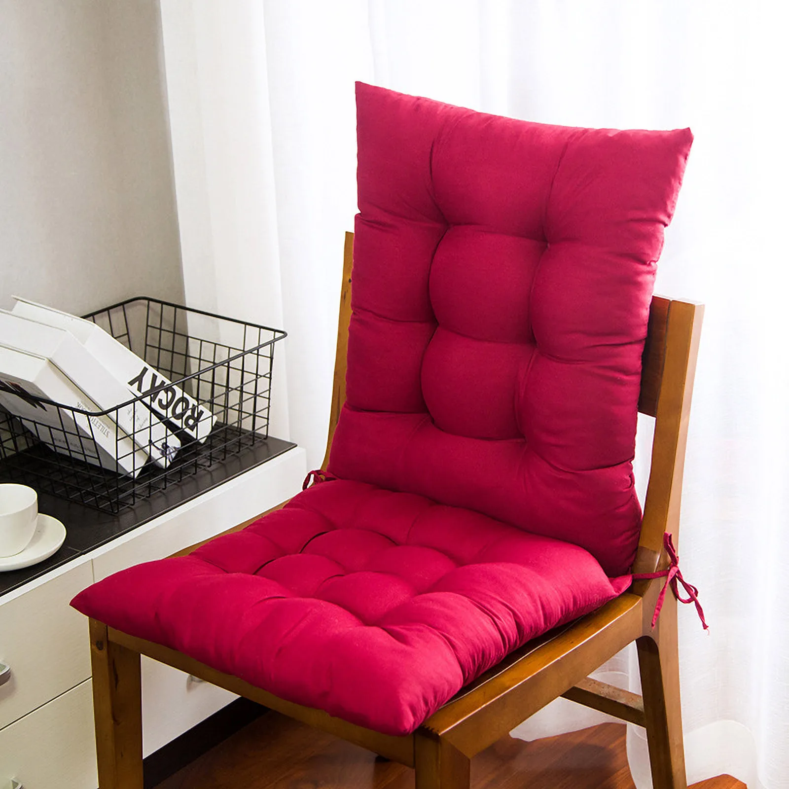 

Solarium Seat Indoor/Outdoor Rocking Chair Pad Seat And Seatback Cushion Office Chair Cushions