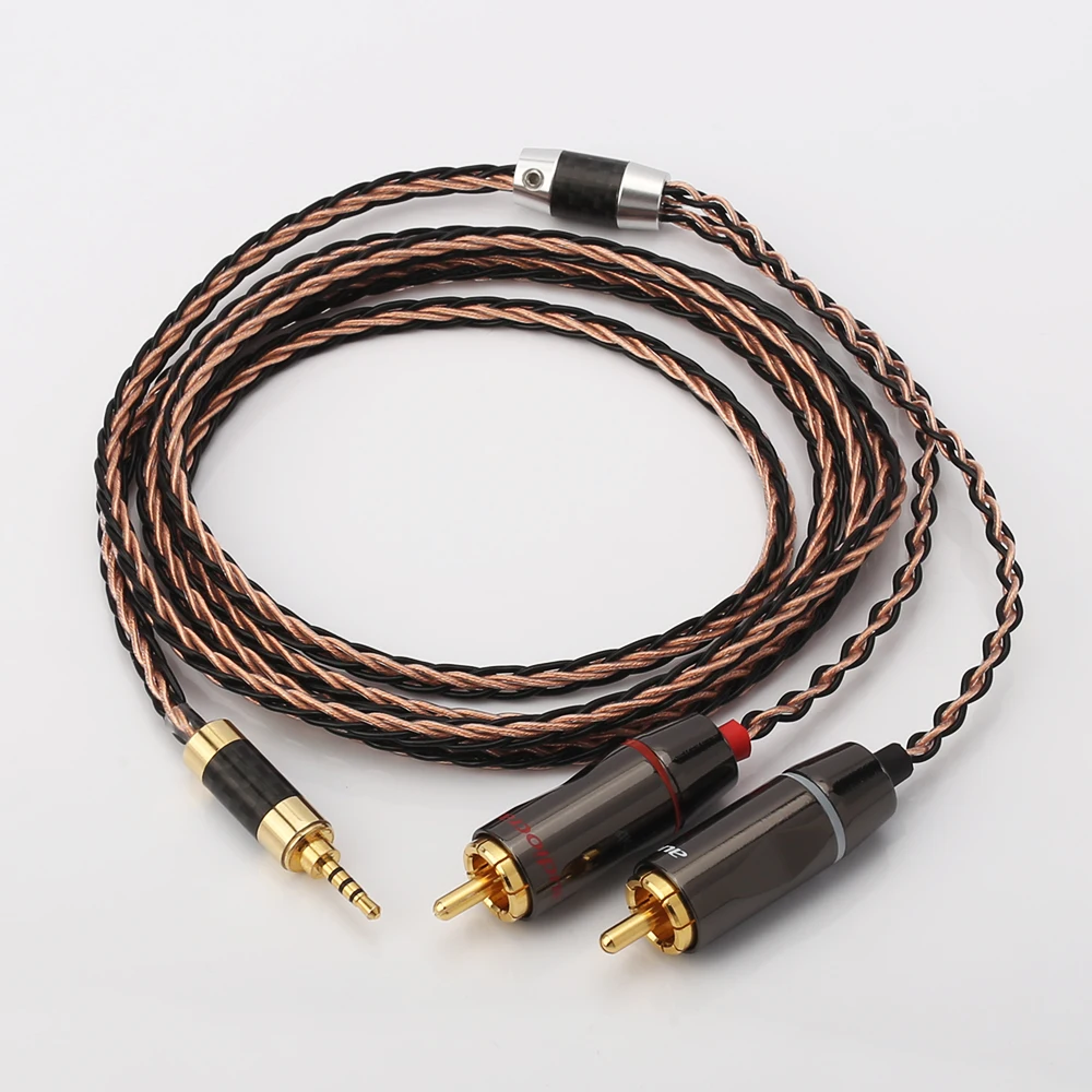 Audiocrast Hifi 2 5 мм TRRS сбалансированный до RCA Штекерный кабель для Astell &amp Kern AK100II AK120II AK240