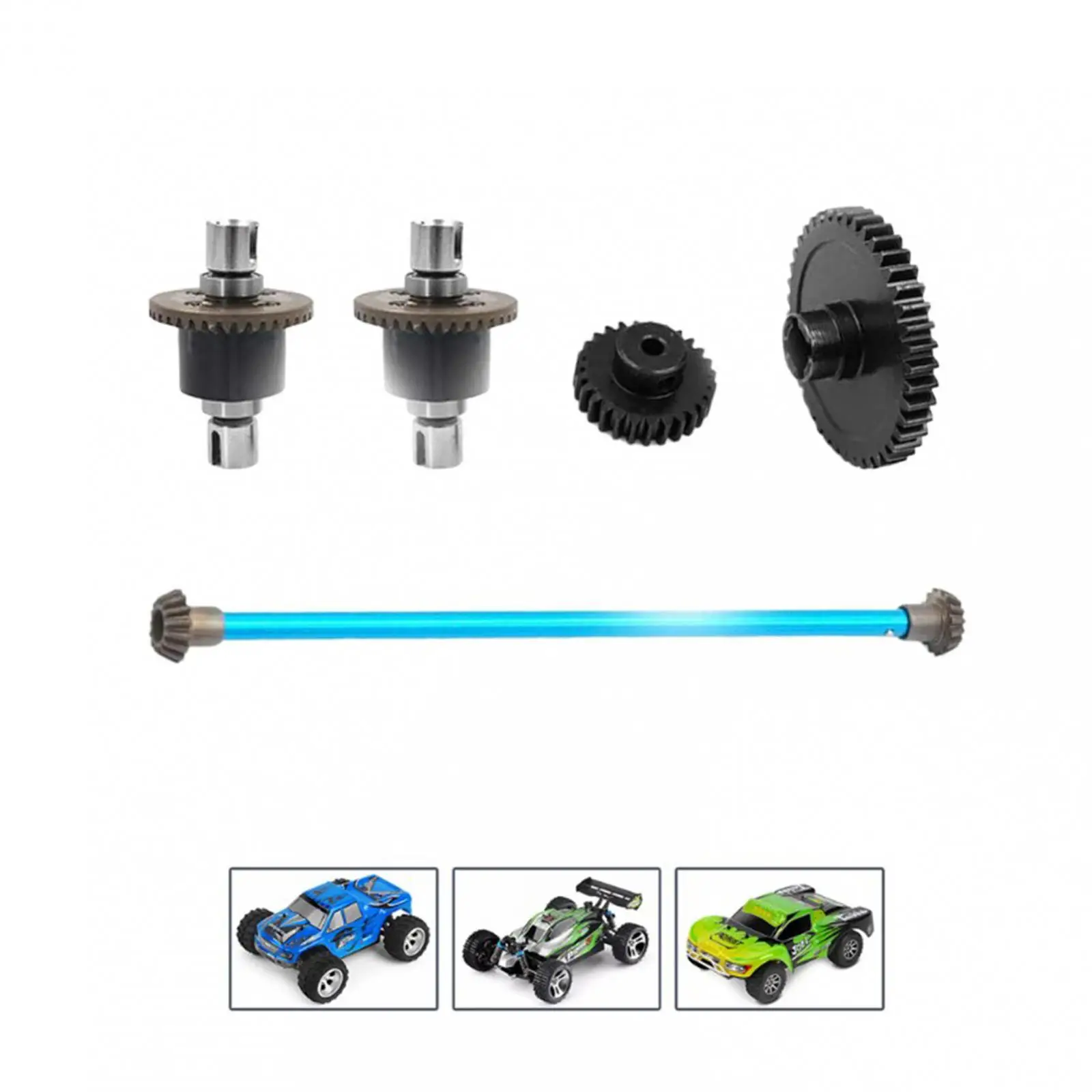 

2 Set For Wltoys 1/18 27/42T RC Gear Differential Parts Replacement