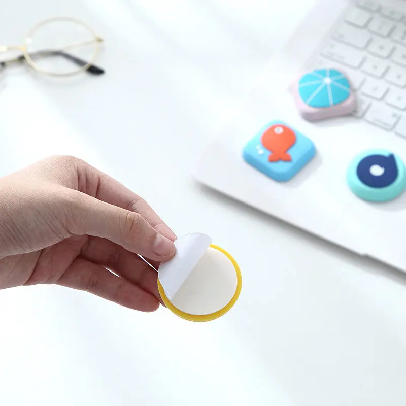 1 шт. силиконовая самоклеящаяся резиновая накладка на дверь в виде птицы улитки