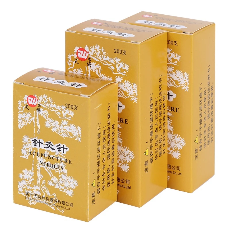 200 шт. без одноразовые иглы для иглоукалывания серебряной поверхностью backshank