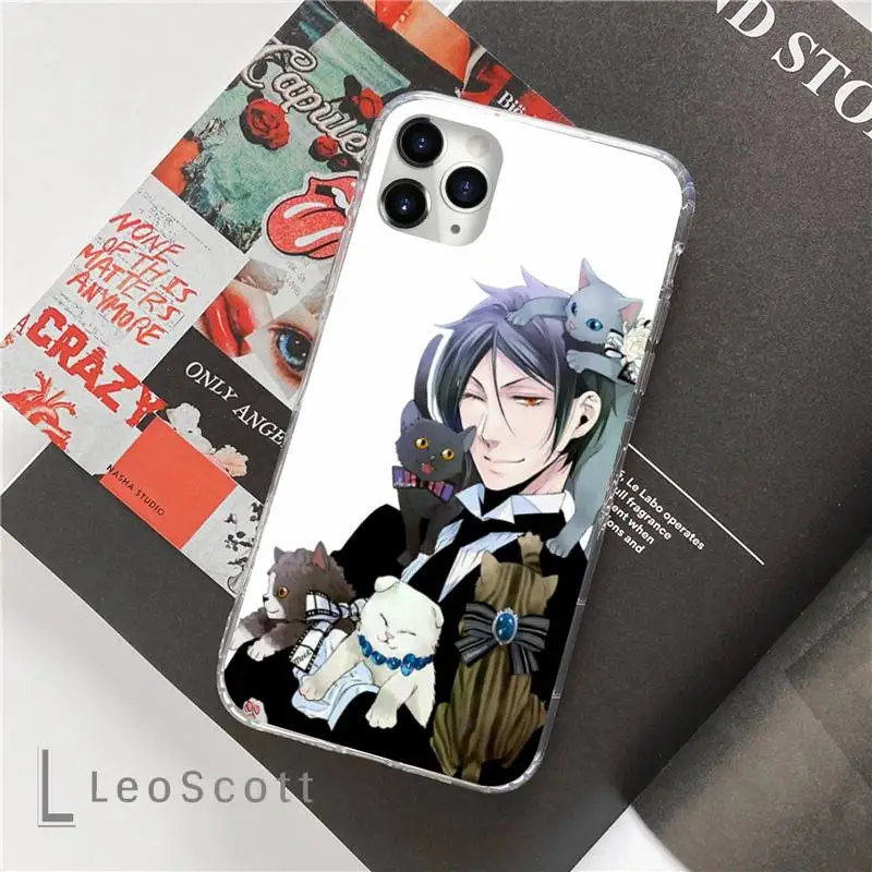 

Black Butler anime Phone Case For iphone 12 5 5s 5c se 6 6s 7 8 plus x xs xr 11 pro max