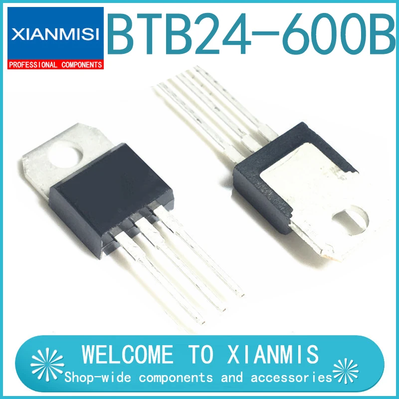 

BTB24-600B in-line TO-220 24A/600V triac