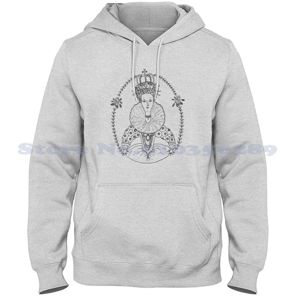 

Спортивная толстовка с капюшоном, уличная одежда королевы Елизаветы, королевская принцесса Елизавета Qe1, королева Елизавета