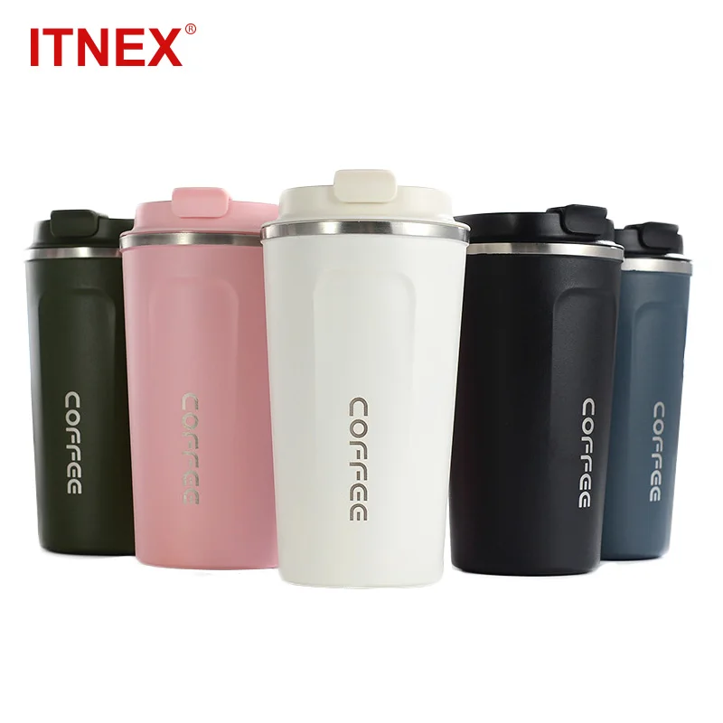 

380ML/510ML New Style Double Stainless steel 304 Coffee Mug Car Thermos Mug Leak_Proof Travel Thermo Cup Thermosmug For Gifts