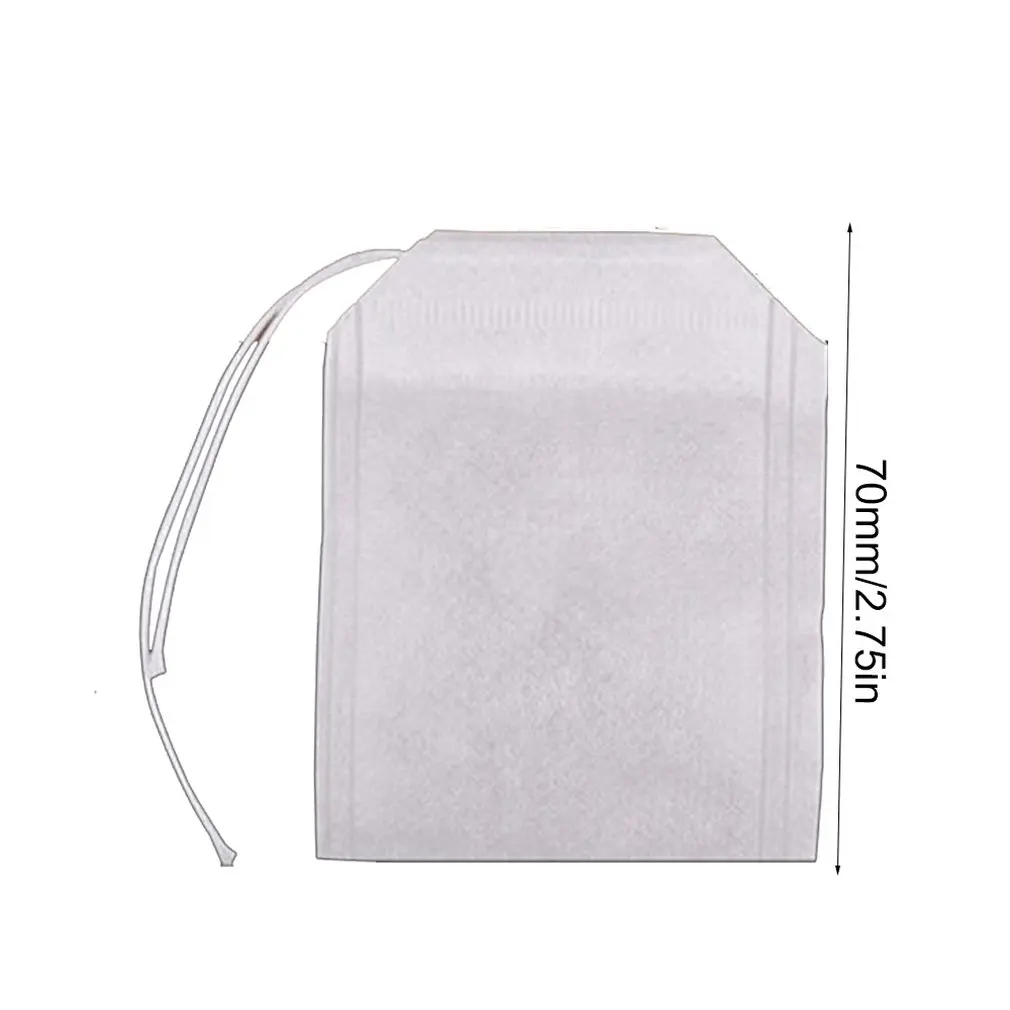 

50/100pcs Disposable Tea Filter Bags Tea infusers Empty Drawstring Seal Filter Tea Bags Drawstring Herb Loose Tea bag