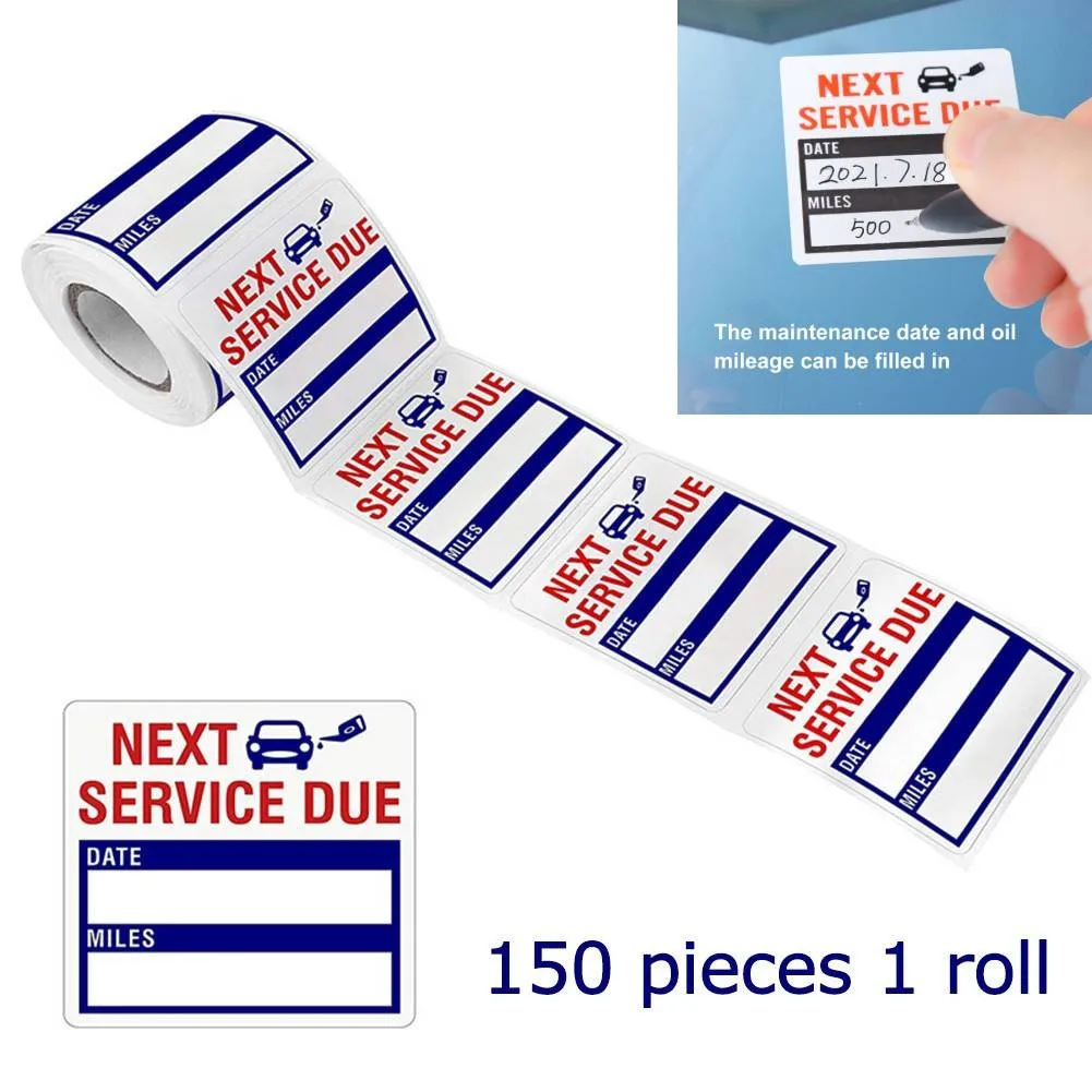 

150pcs/roll Stickers 2*2inch Clear Lite Reminder Sticker Stickers Windo