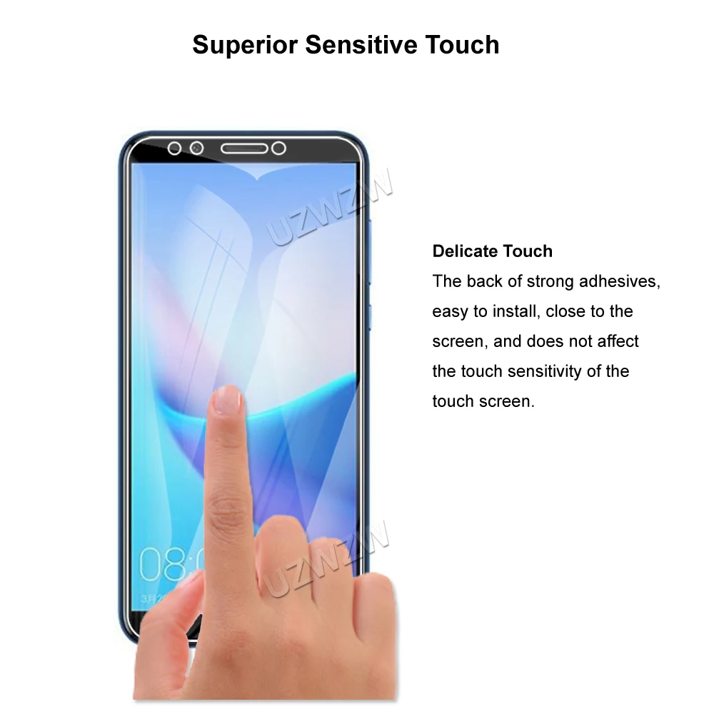 Закаленное стекло для Honor 7C Pro/7C протекторы экрана защитная пленка HD Clear 0 3 мм
