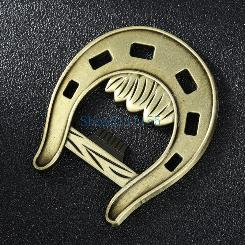 

100pcs/lot Creative Retro Horseshoe bottle opener Beer openers For Wedding Party gift Favors Retail box