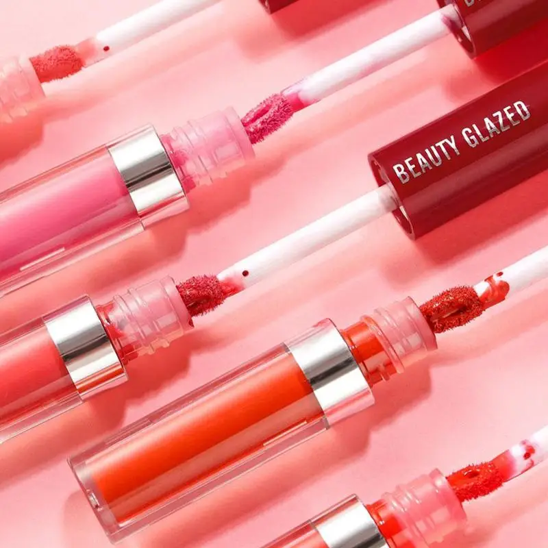 

Lip Gloss Beauty Glazed Matte Lasting No Fading Non-Stick Cup Lip Gloss Makeup Comestics Tools Easy To Wear Lipstick