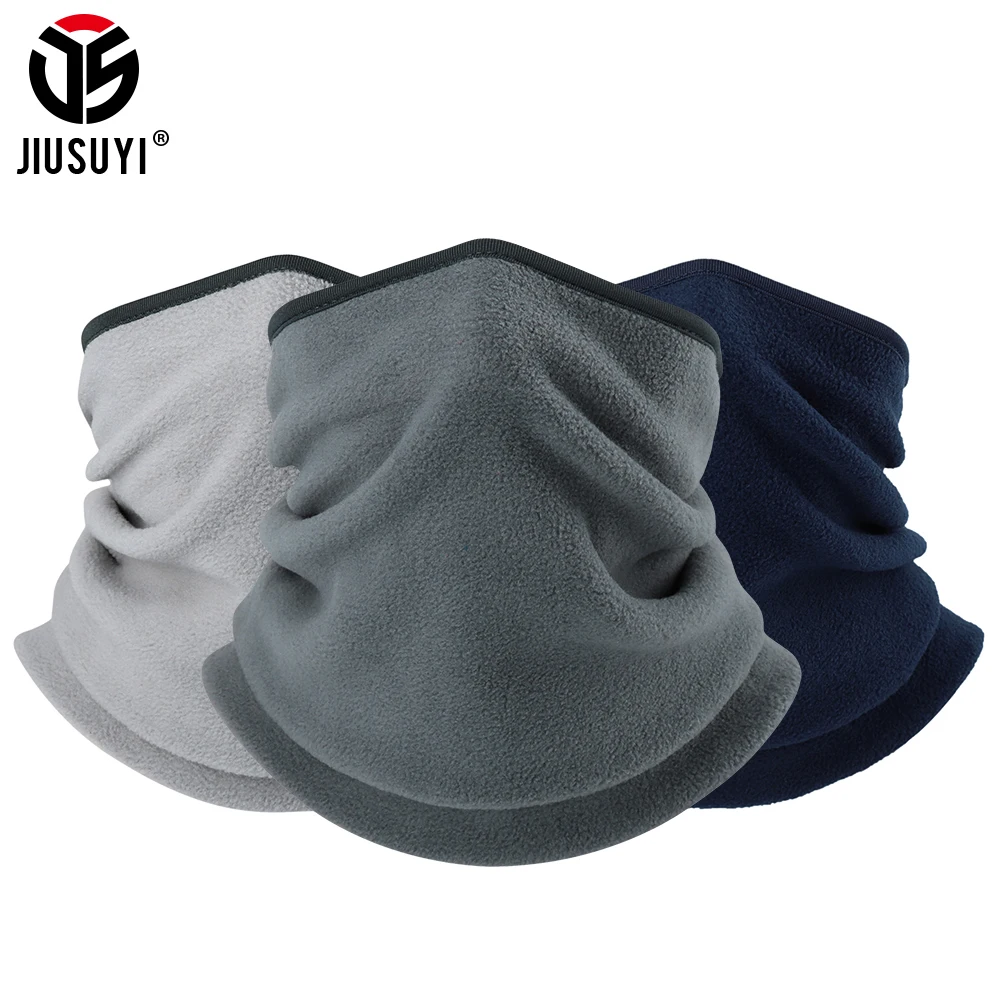 Флисовая бандана на половину лица для мужчин и женщин муфта холодной погоды