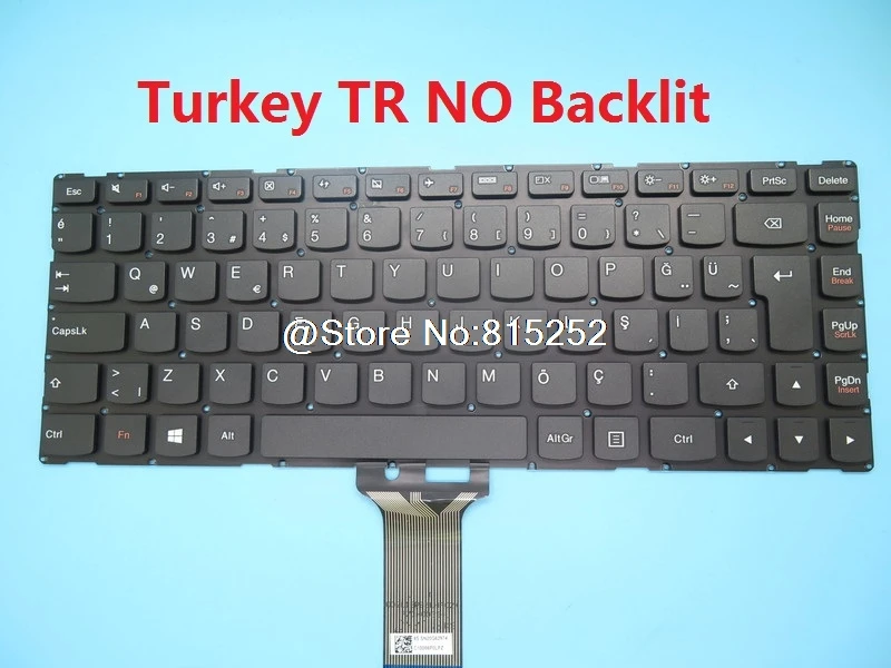 Клавиатура для Lenovo YOGA 500-14IBD 500-14IHW 500-14 FLEX 3-14 английский Американский Турция TR Arabia AR