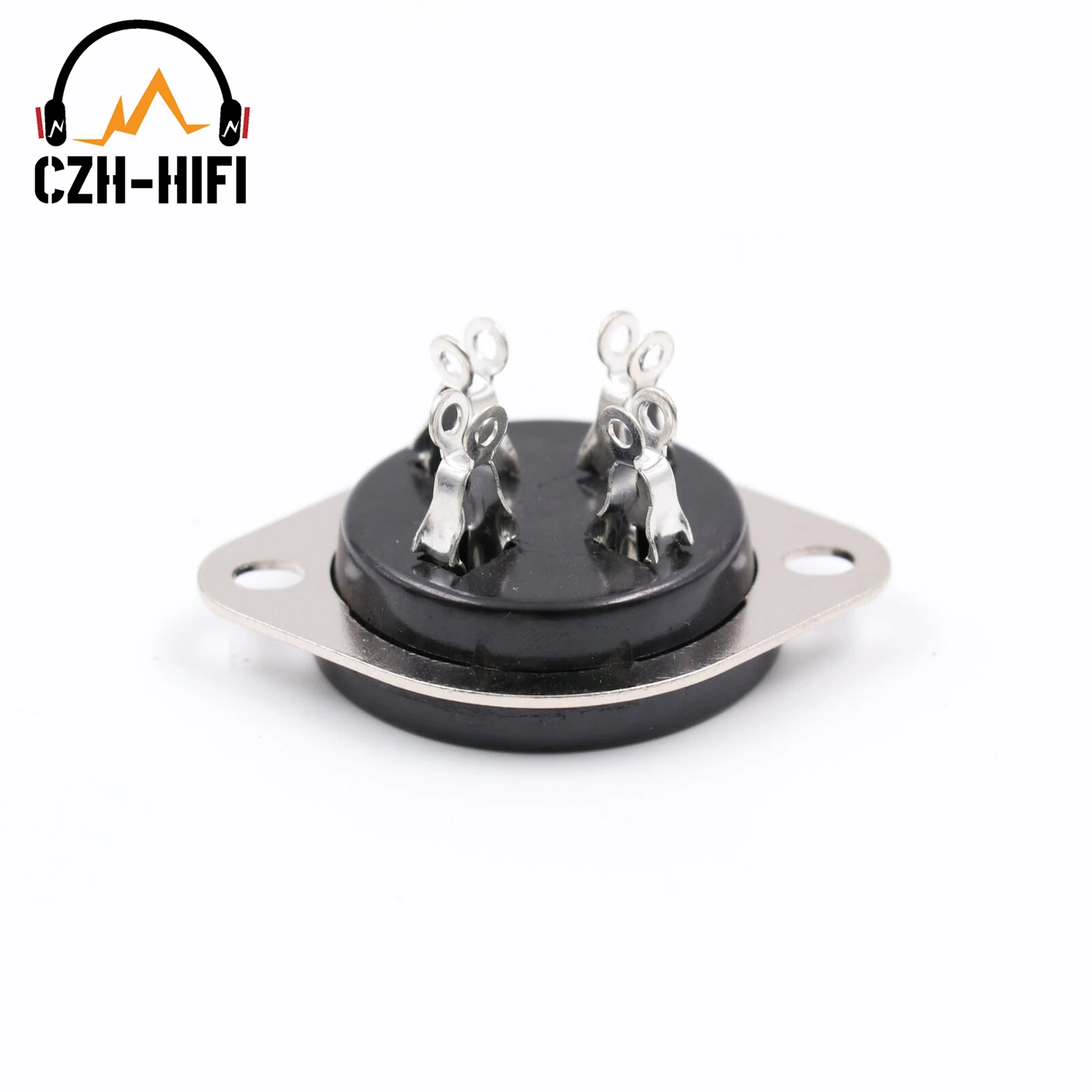 1PC 4in Tube Socket Bakelite Valve Base For 300B 811 45 50 71A 2A3 Electronic Vintage Tube Amplifier Audio DIY HiFi (art.: 3a3944fdead) - 3a3944fdead
