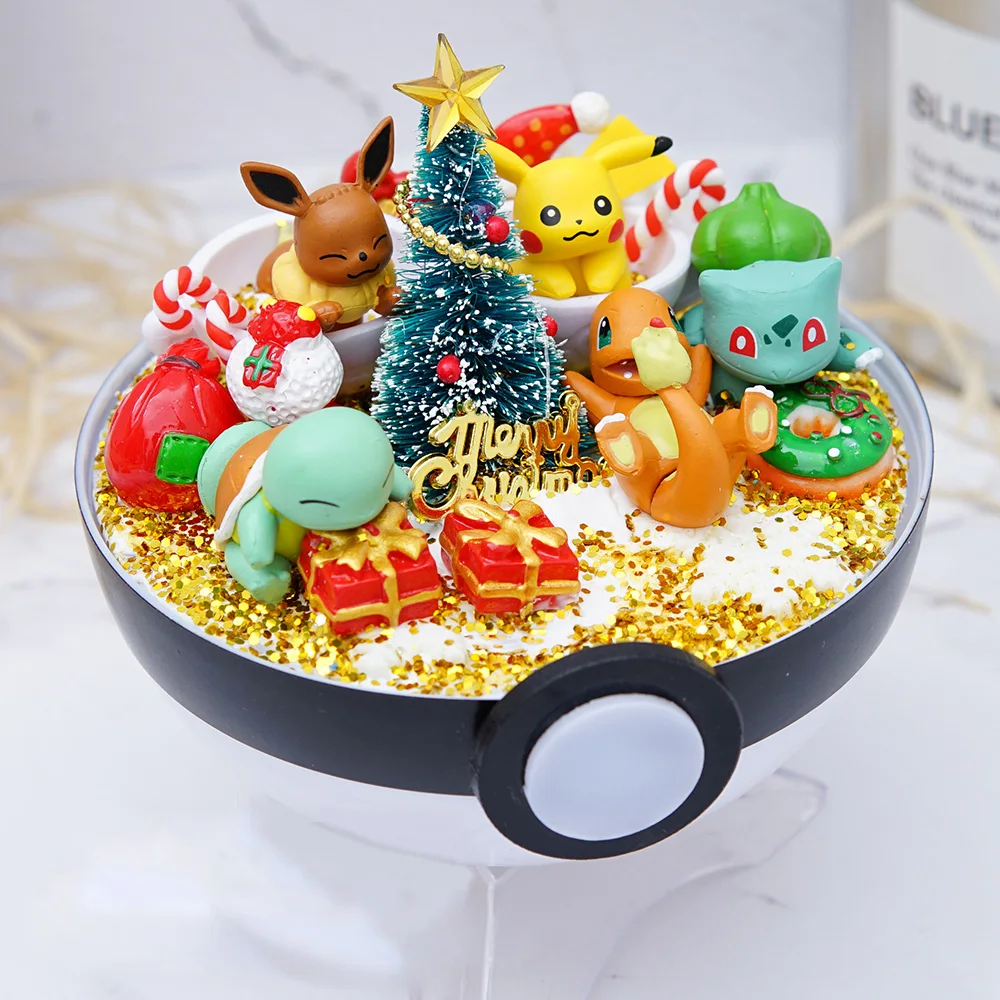 Кукла Takara Tomy Pikachu сделай сам Покемон мяч экшн фигурки модель ручной работы