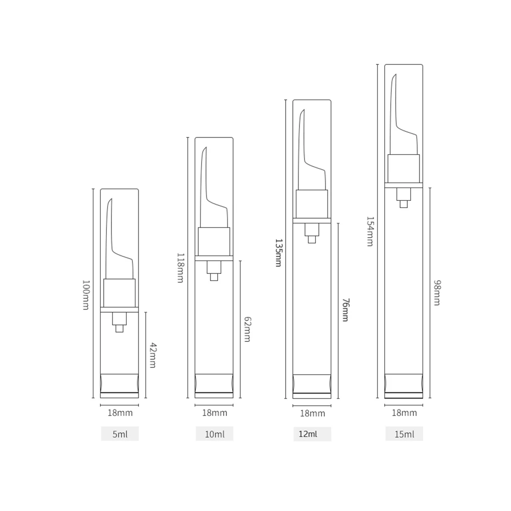 Пластиковая бутылка с безвоздушным насосом для крема глаз 10 шт. | Красота и
