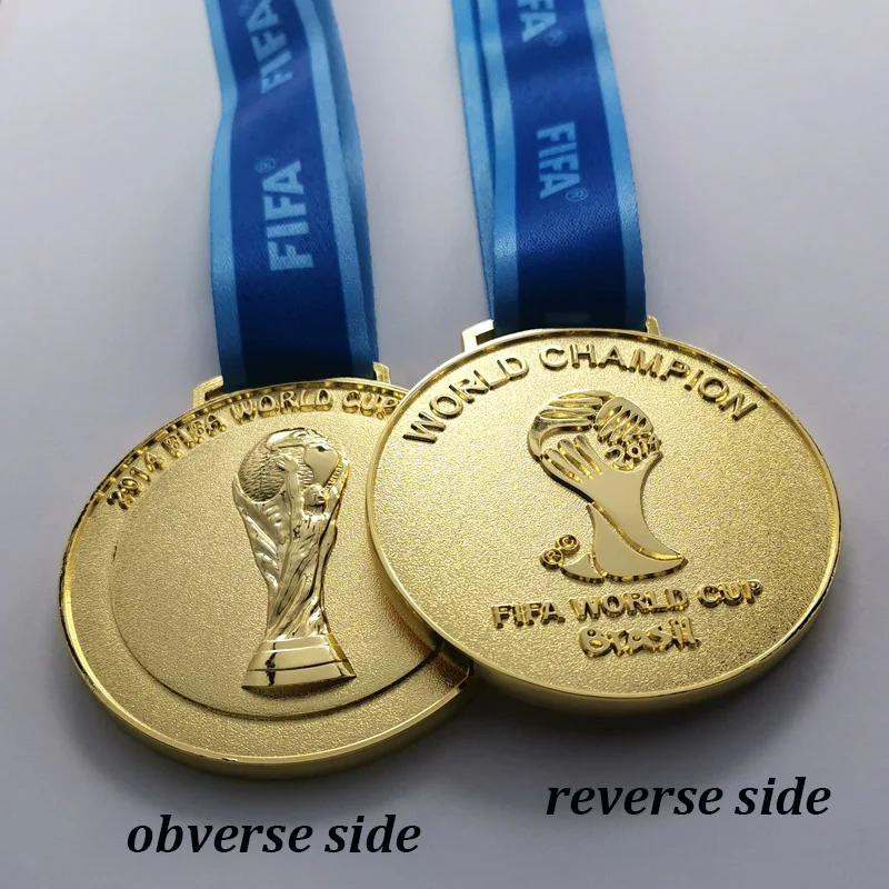 2014 медаль Кубка мира в Бразилии металлическая Реплика спортивная с лентой