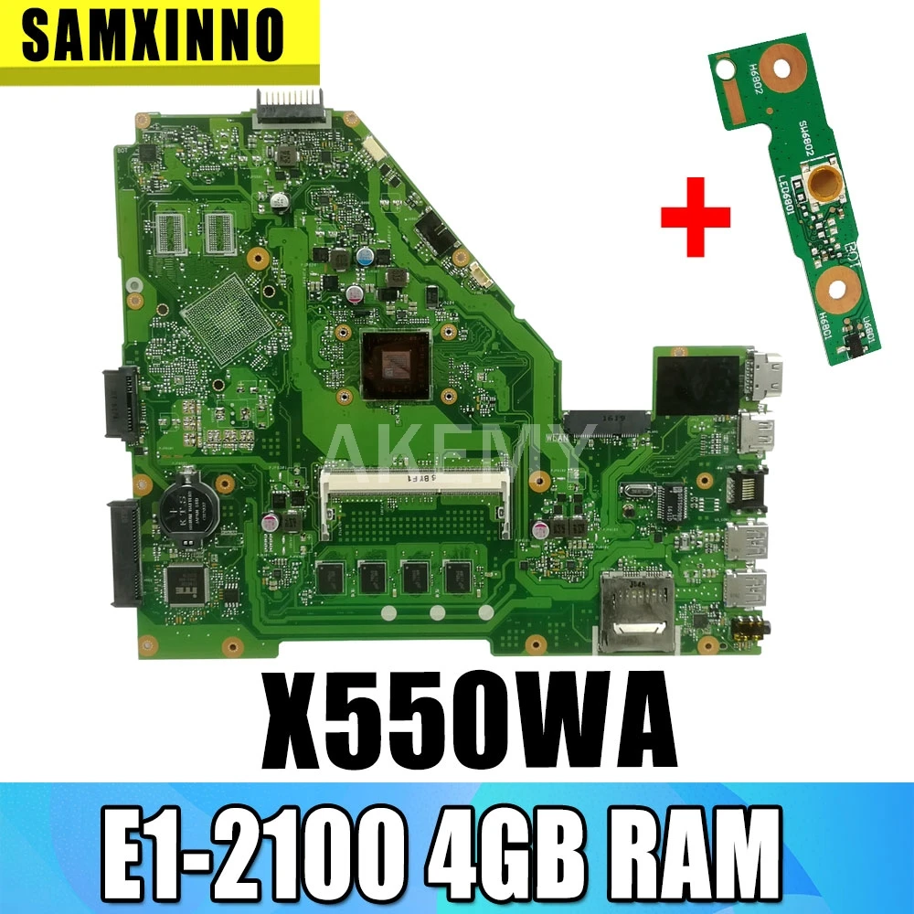 

X550WAK X550WA X550WE X552W _ 4G/E1-2100/AS 2 ядра