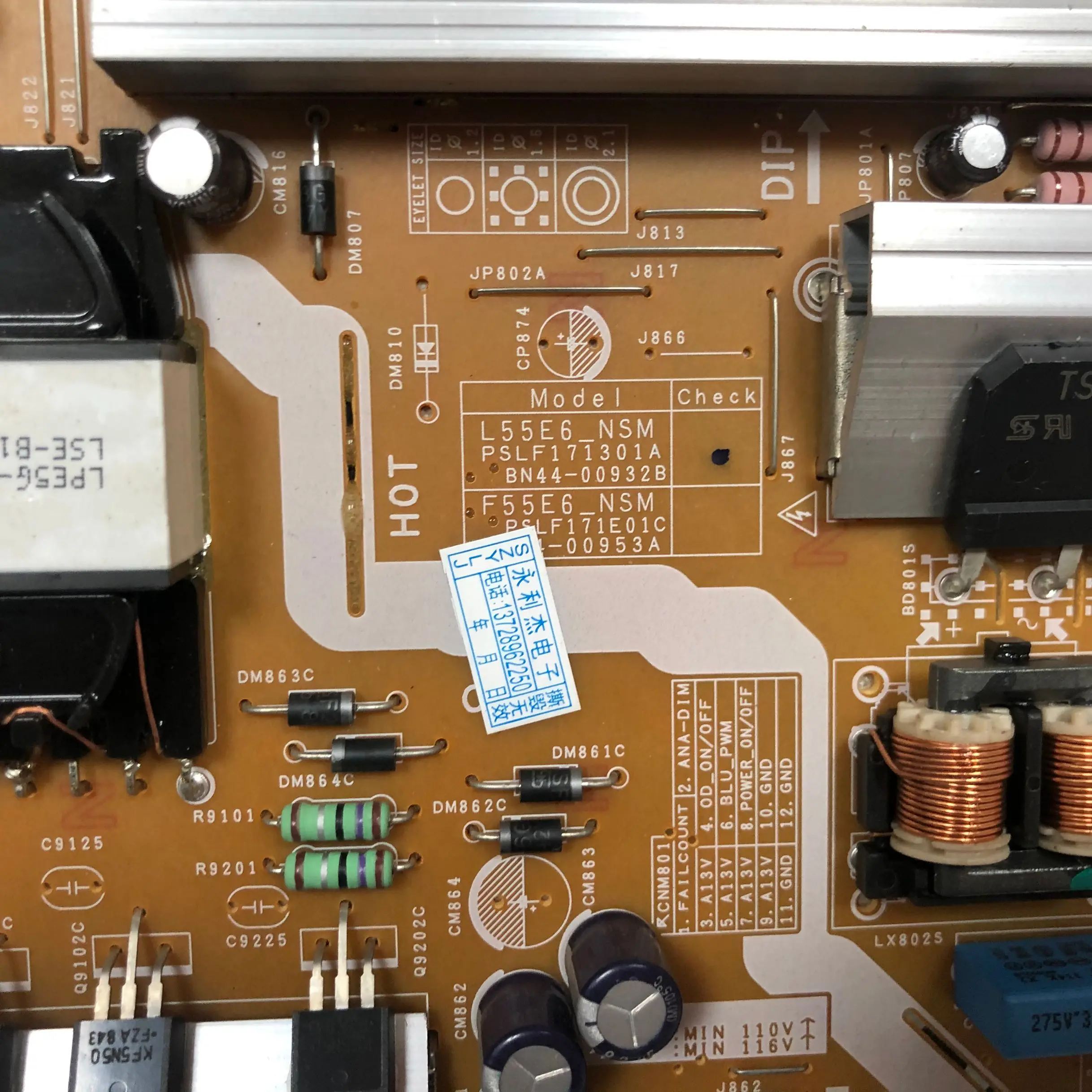 Оригинальный UA55NUC30SJXXZ доска BN44 00932B/bn44 00953A PSLF171301A|spot| |