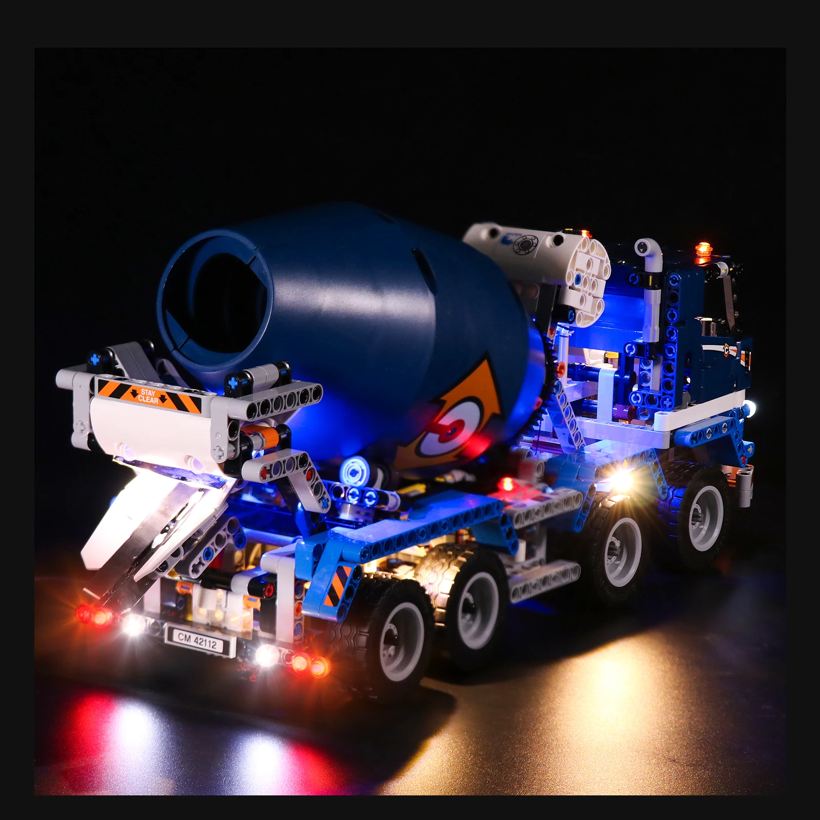 

Led Light Kit for 42112 Usb Powered Concrete Mixer Truck Kids Toys Locomotive Set's Deco Toys Gifts (Only Led Light,No Blocks)