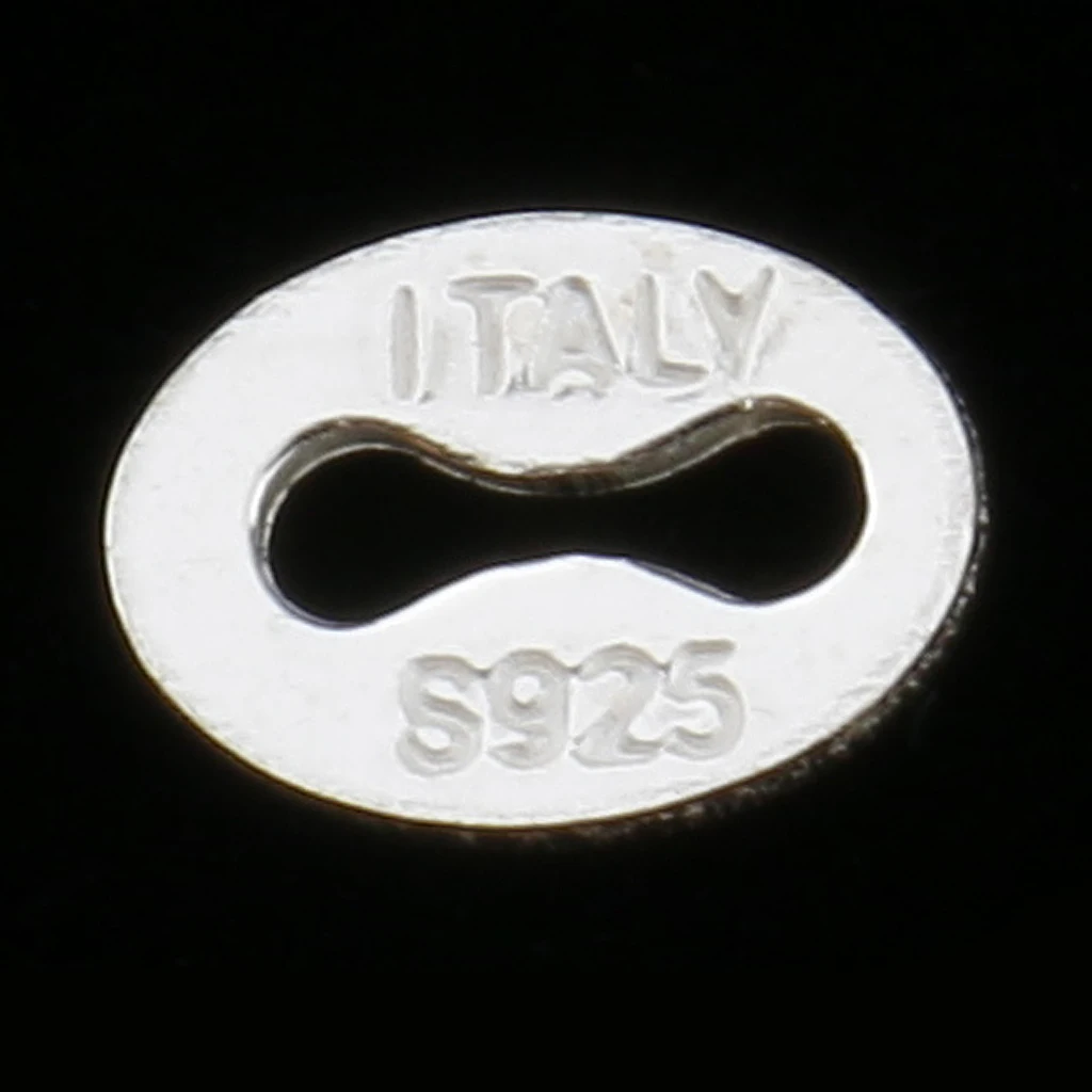 10 шт цепи застежка конец шапки чистого серебра Цвет 925 для ювелирных изделий