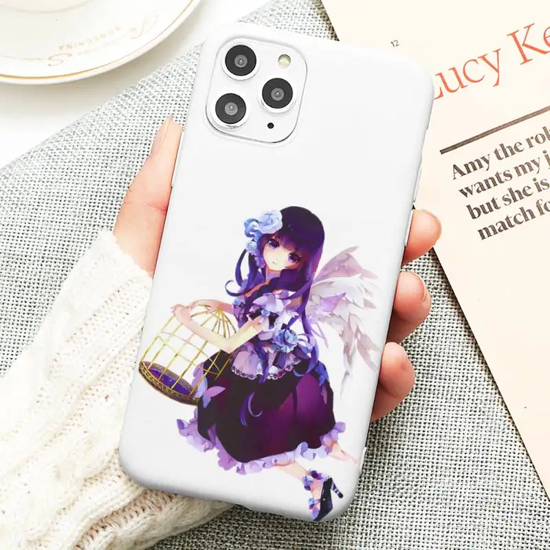 

THE Anime girl Phone Case for iphone 11 Pro Max X XS Max XR Candy Color Soft Cover For iPhone 7 8 6 6S Plus Funda Cases