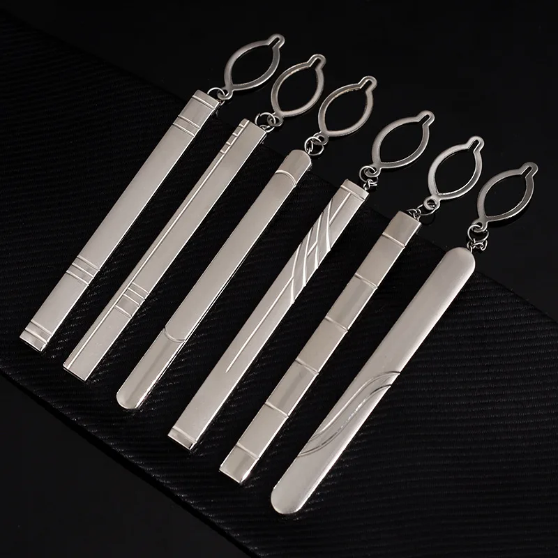 

10 Pieces Random Metal Tie Clips Fashion Luxury Jewelry For Men Without Chain Simple Korea Gift For Men Wholesale Accessories