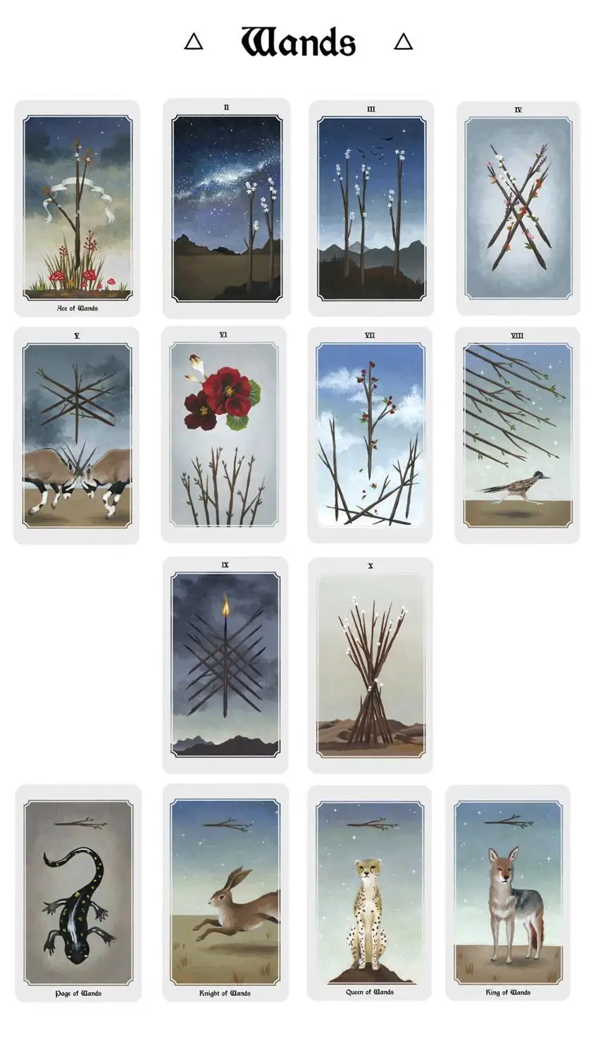 Колода Anima Mundi tarot-это колода с 78 картами основанная на традиции Rider-Waite и