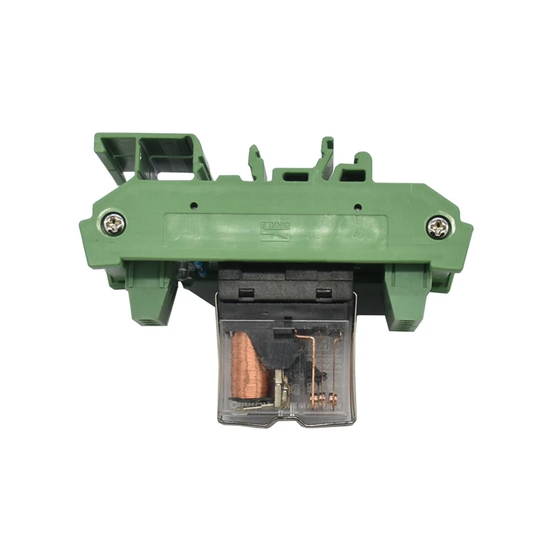 BESTDin рейку Ac/Dc 12 V/24 V Управление 2 Spdt 16A Мощность триггерный релейный модуль Omron G2R 1
