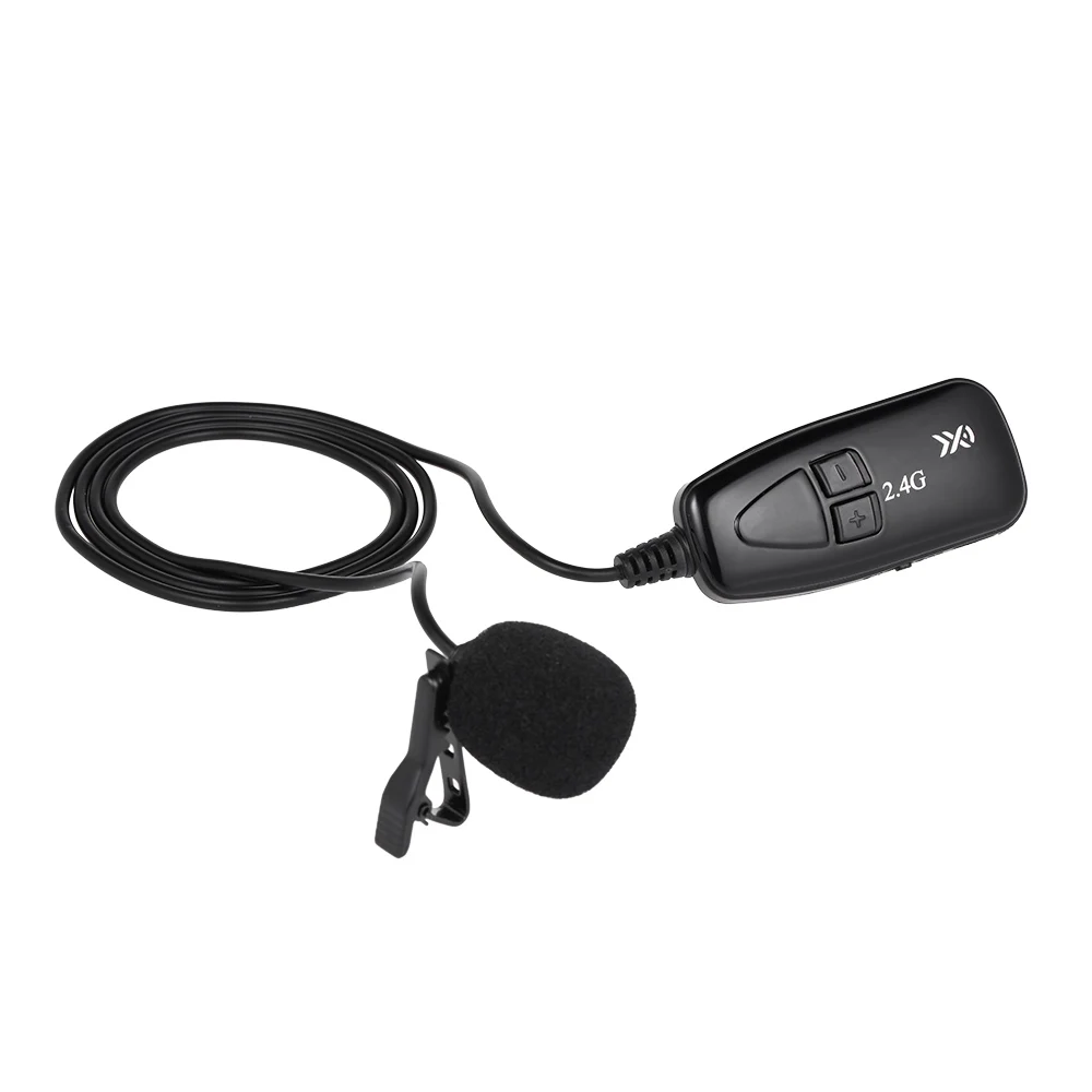 Беспроводной микрофон с зажимом для громкой связи 2 4 ГГц портативный приемником