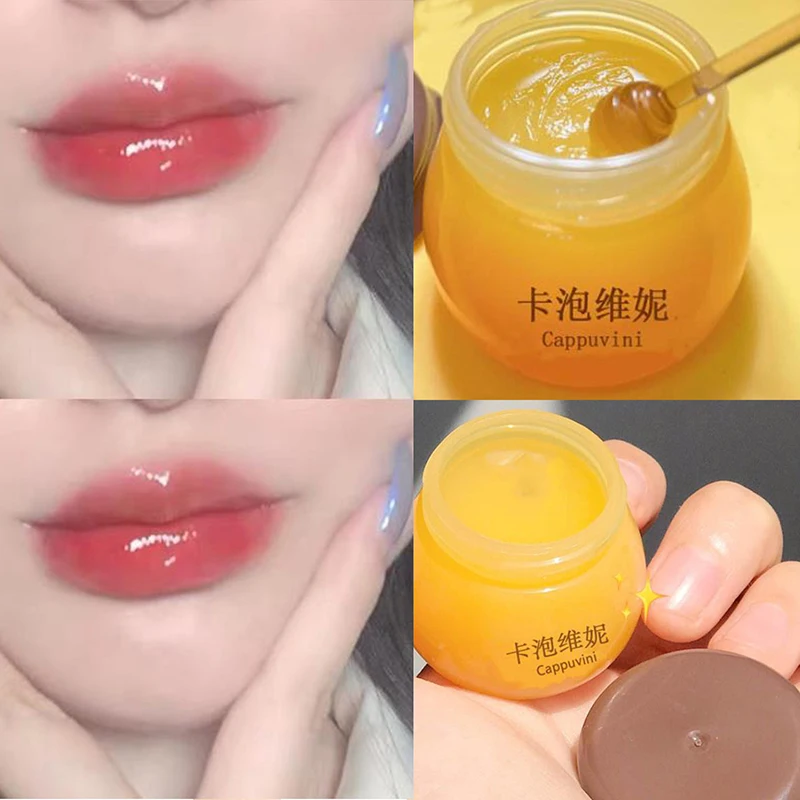 

Honey Lip Mask Care Lip Balm Propolis Moisturizing Lip Mask Nourishing Anti-wrinkle Lip Care Anti-cracking Unisex Lip Mask