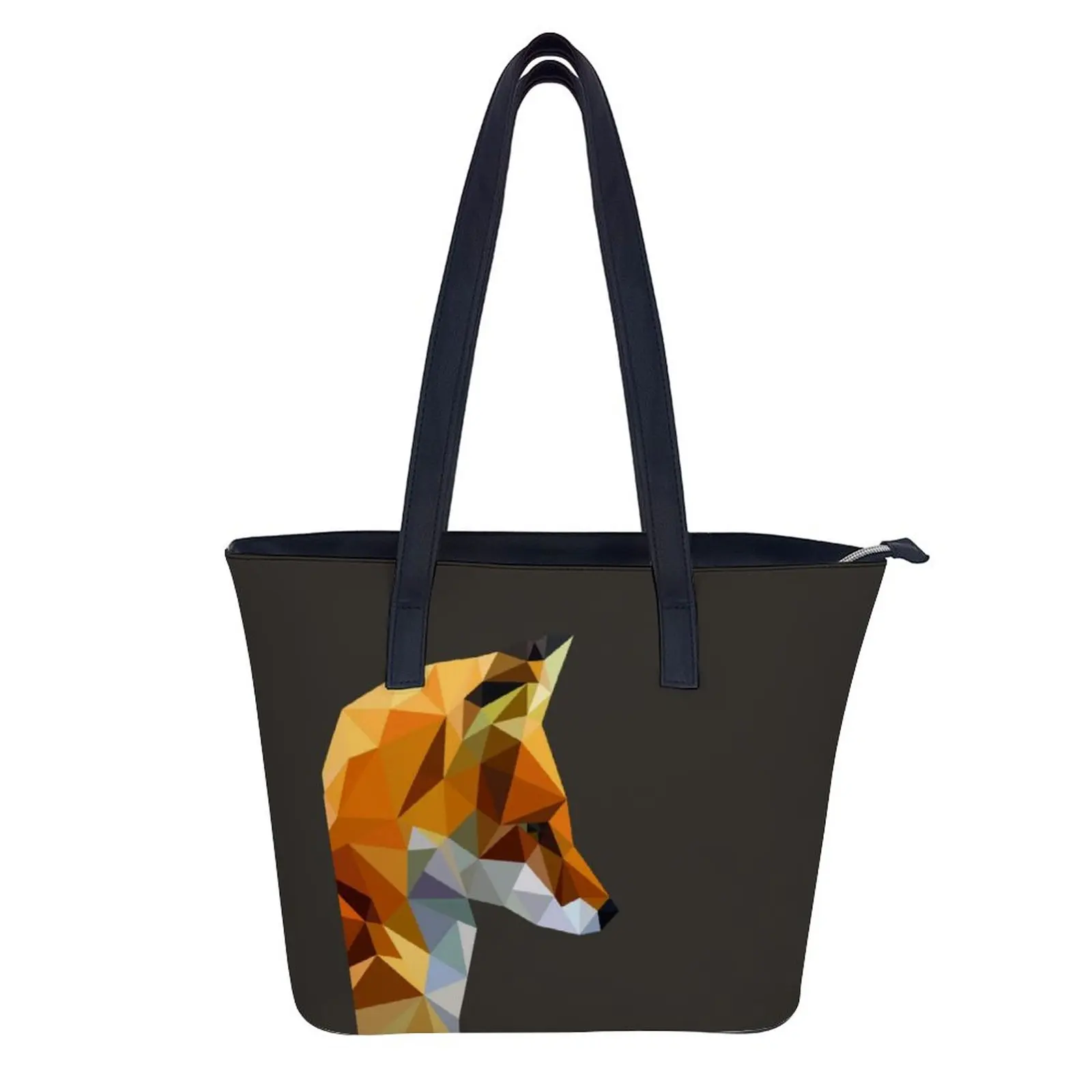 LP Fox Backpacks Geometry Print Fashion Polyester Commuter Backpack Girl Pattern Bags