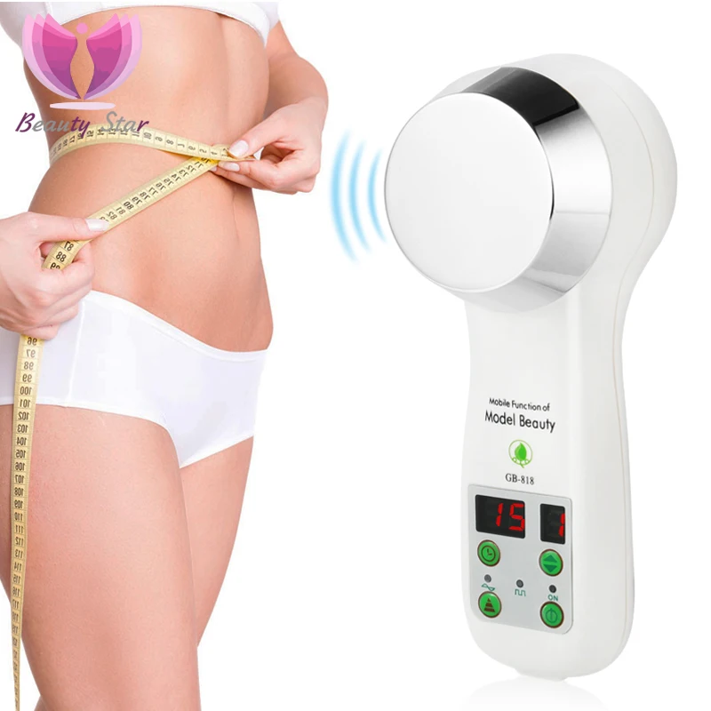 

Ультразвуковой массажер для похудения Beauty Star 1 МГц, кавитационная ультразвуковая терапия, устройство для омоложения кожи лица