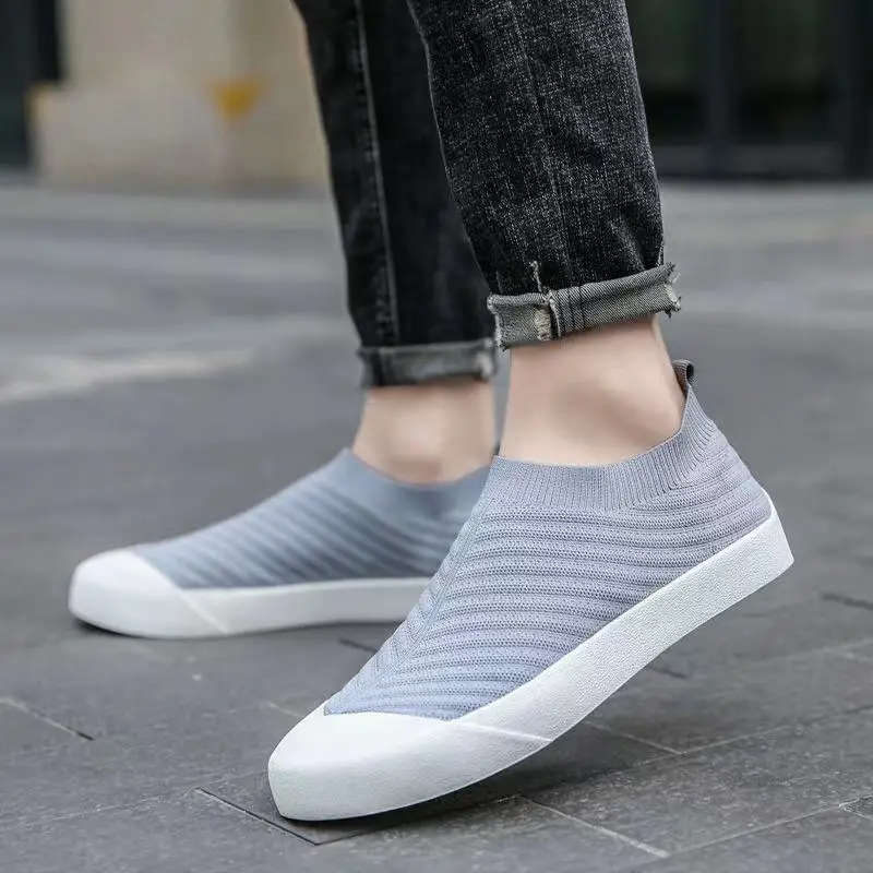 

2021 summer new Korean fashion casual sports shoes lightweight one-step lazy shoes white shoes